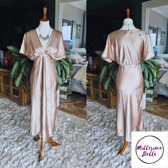 ReneeC Satin Dress - Picture 1 of 8